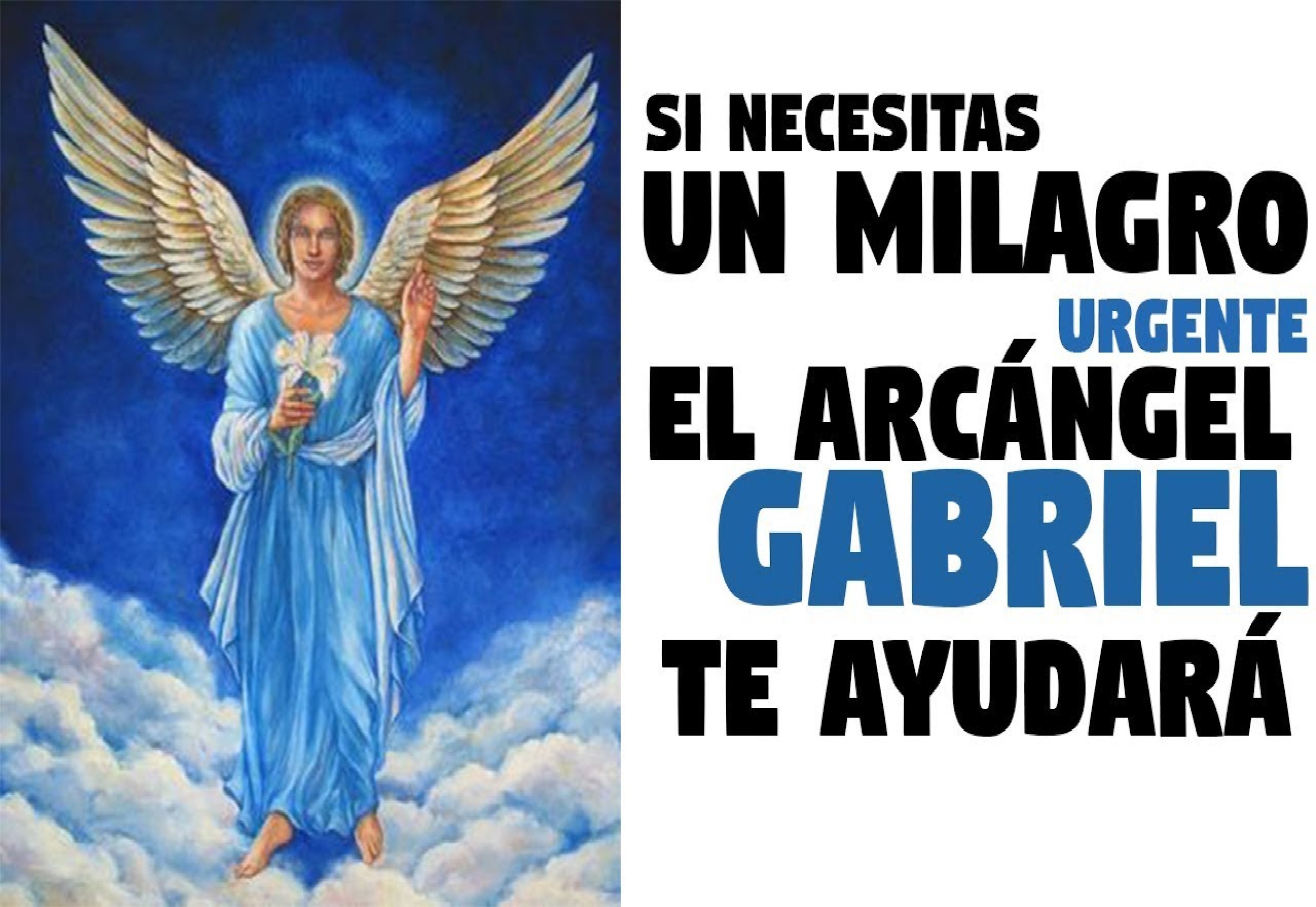 Prière à Saint Gabriel l'Archange pour demander un miracle