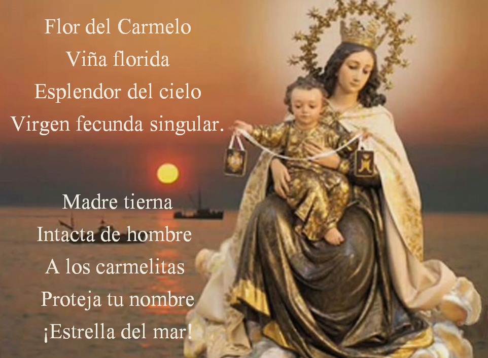 oración a la Virgen del Carmen